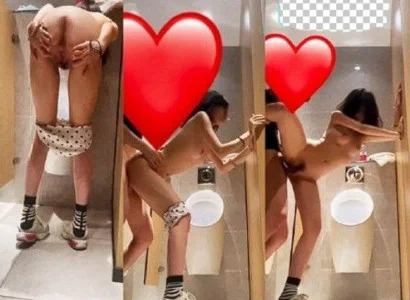 Hai đứa dìu em người yêu vào WC vụng trộm